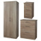 Destiny 3 Piece Bedroom Set Bardolino Oak